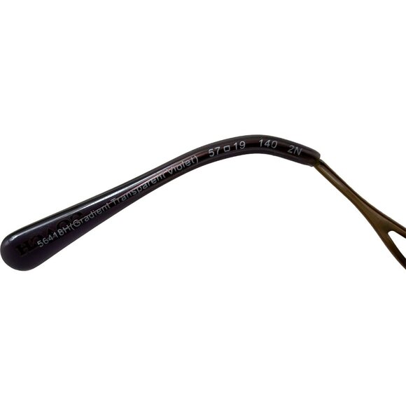 Coach HC8315 Sunglasses Frames 57-19-140 Rose Gold/Transparent Violet Geometric main image 4